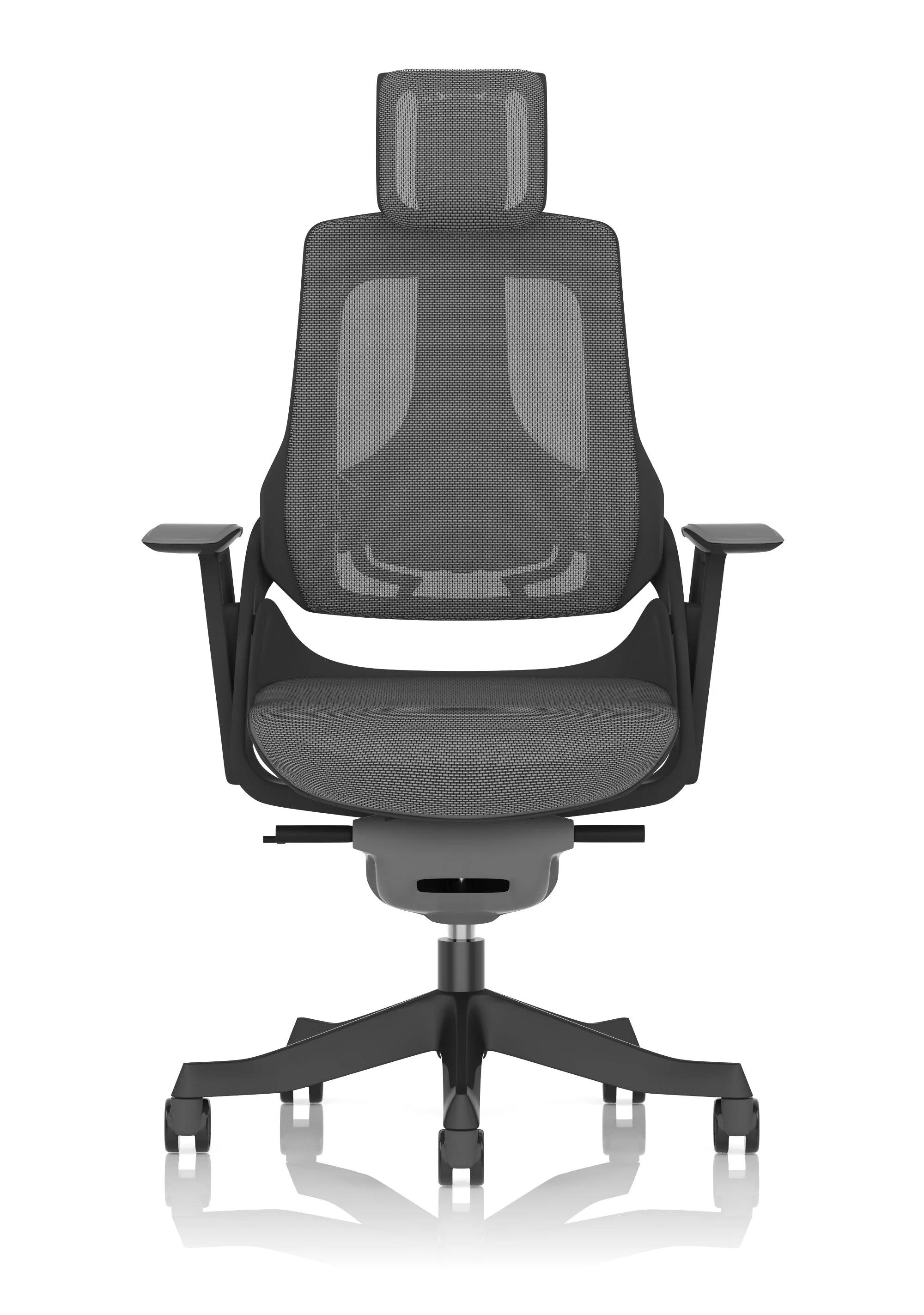 Zure High Back Black Shell Executive Office Chair with Arms