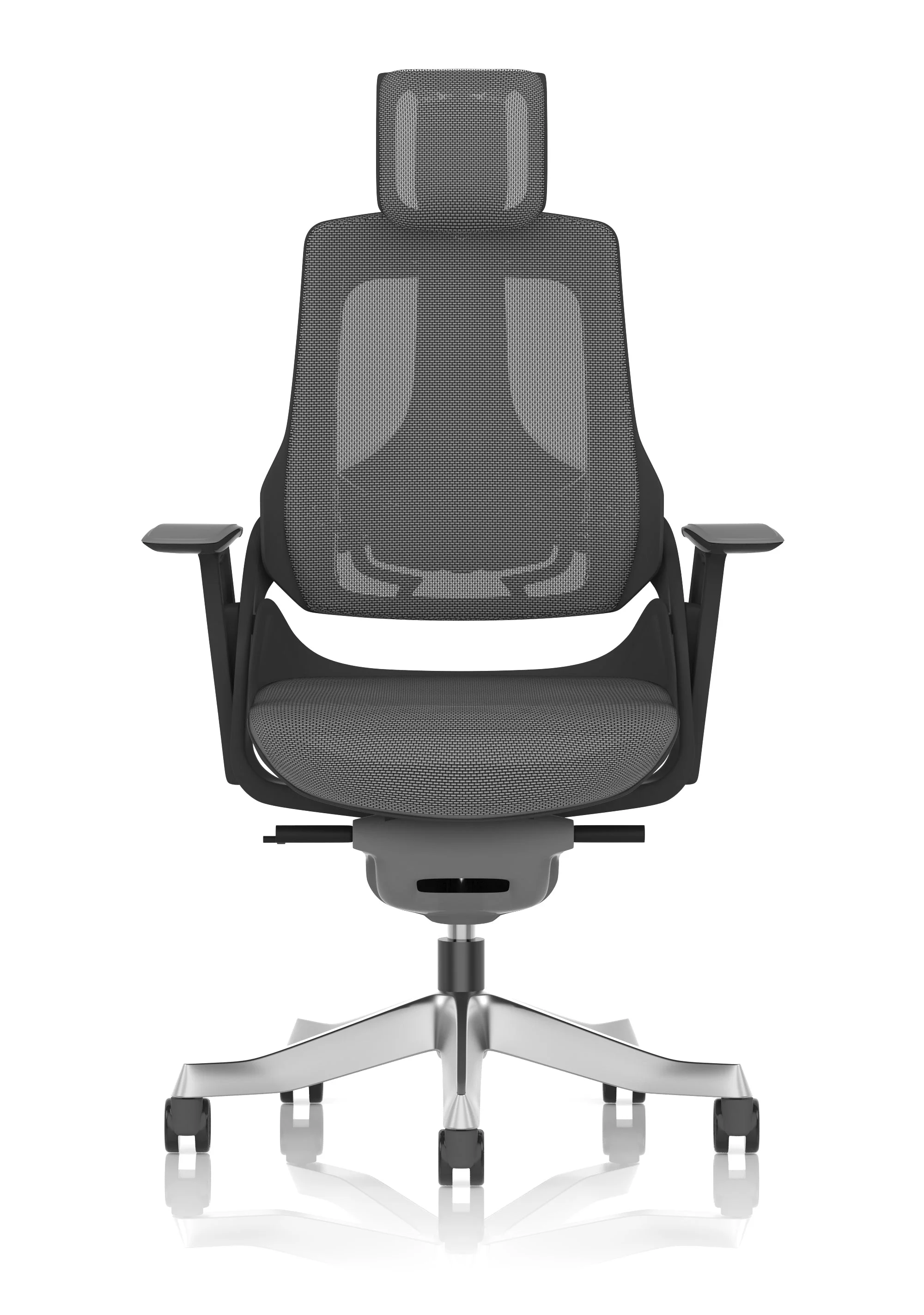 Zure High Back Black Shell Executive Office Chair with Arms
