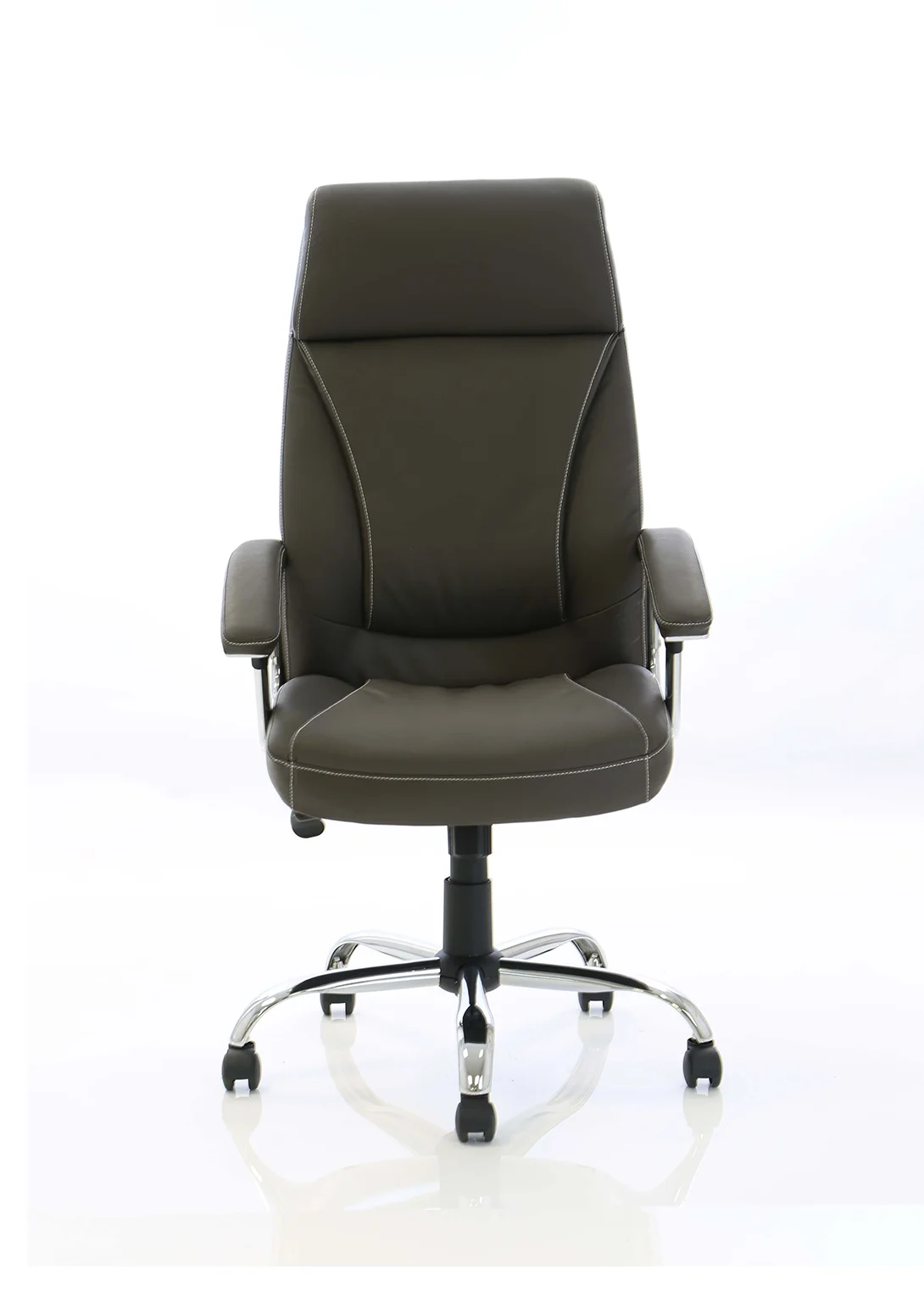 Penza High Back Executive Leather Office Chair with Arms