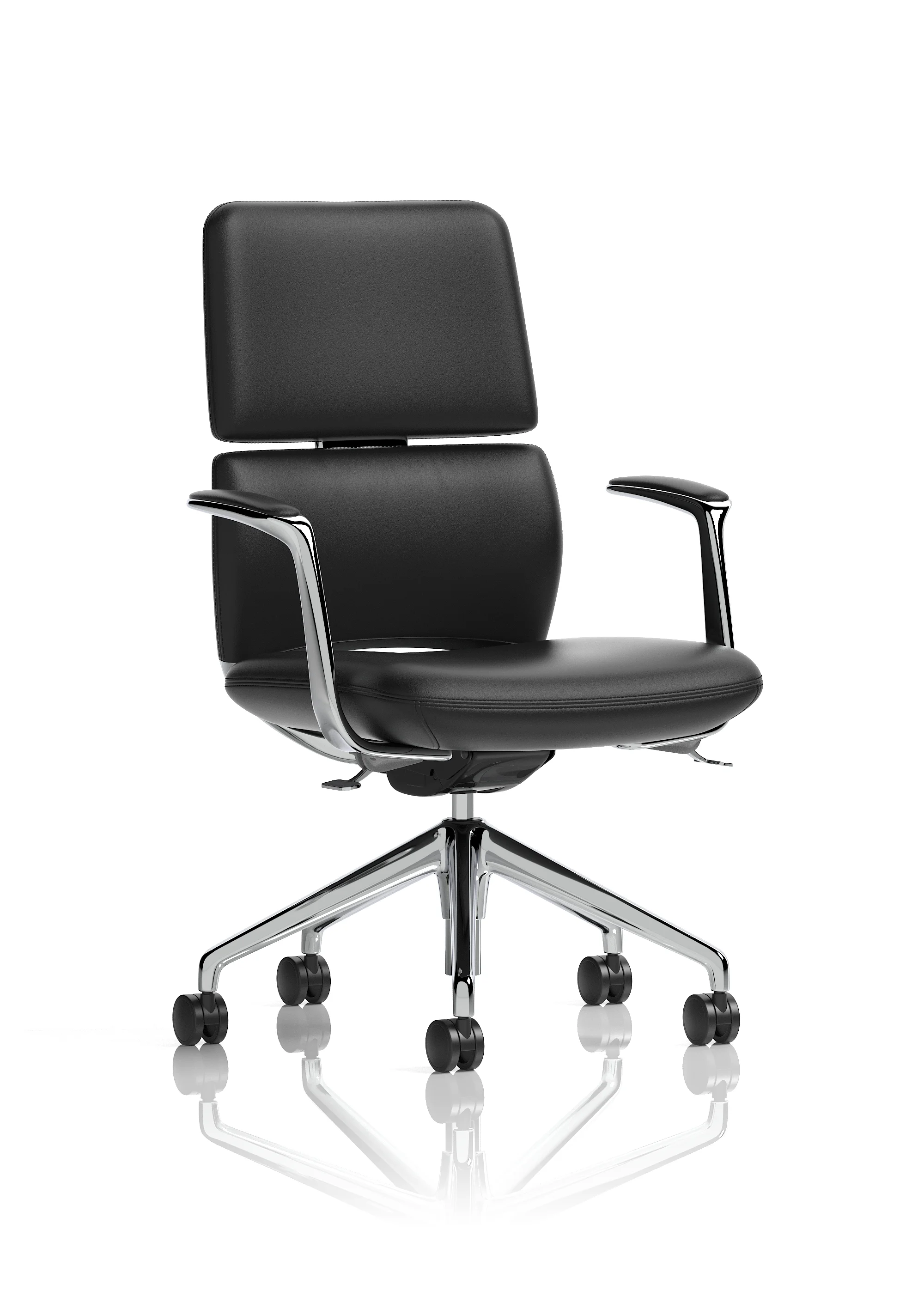 Black Bonded Leather