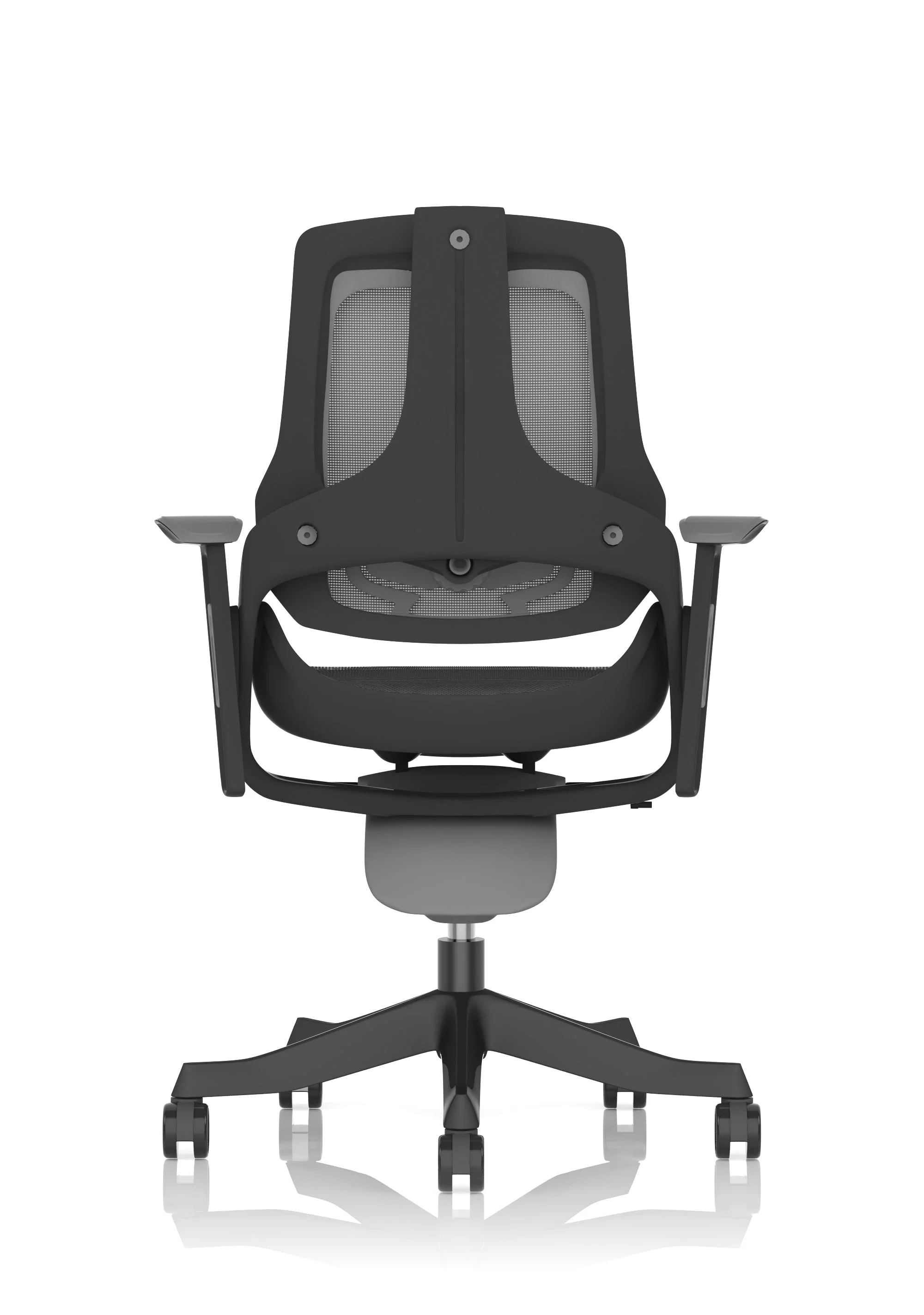 Zure High Back Black Shell Executive Office Chair with Arms