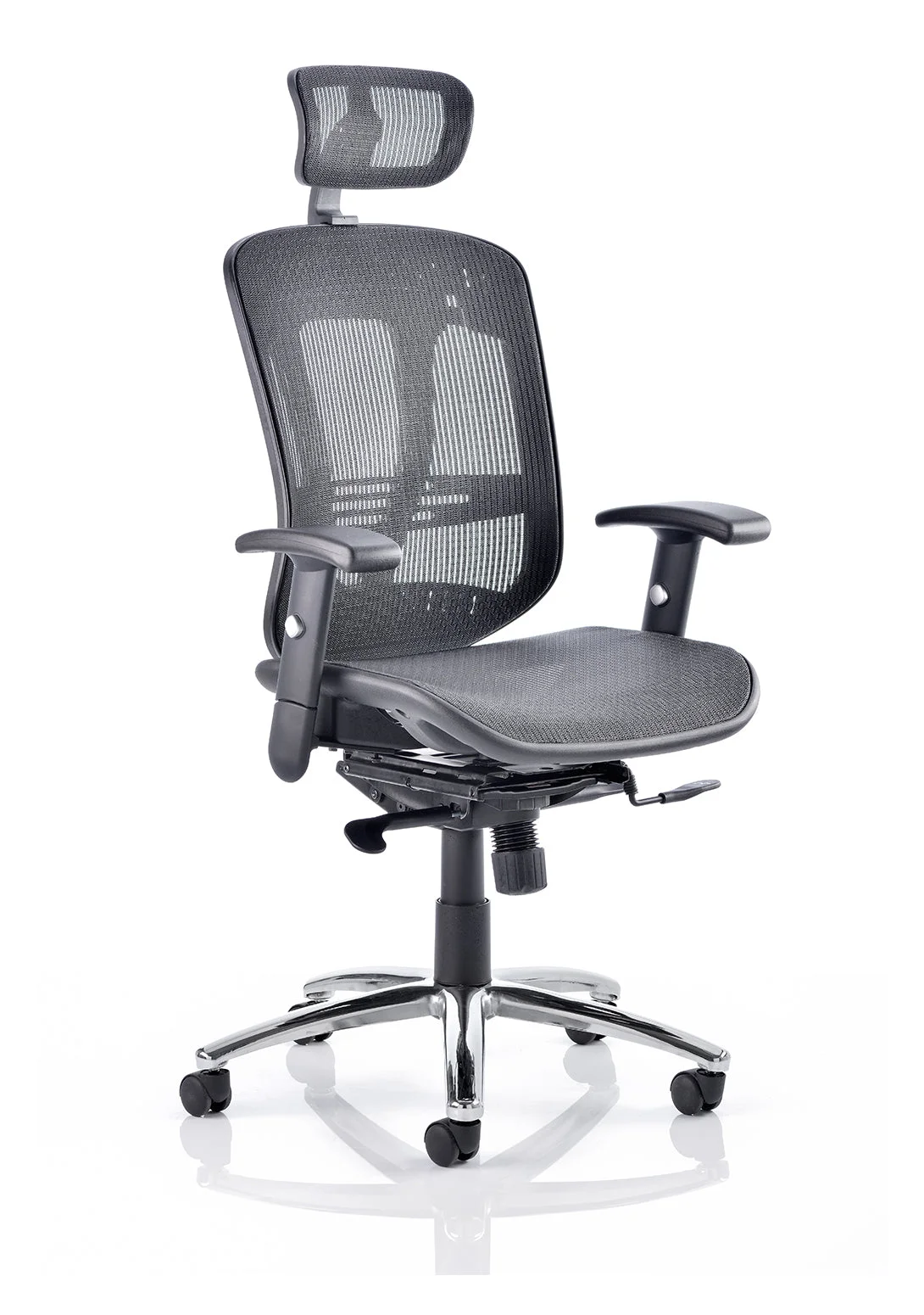 With Headrest / With Height Adjustable Arms